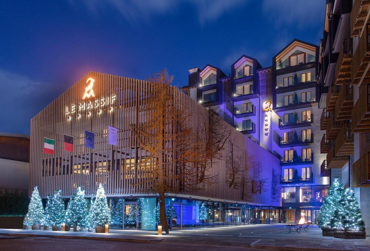 Le Massif Hotel & Lodge Courmayeur The Leading Hotels Of The World Esterno foto
