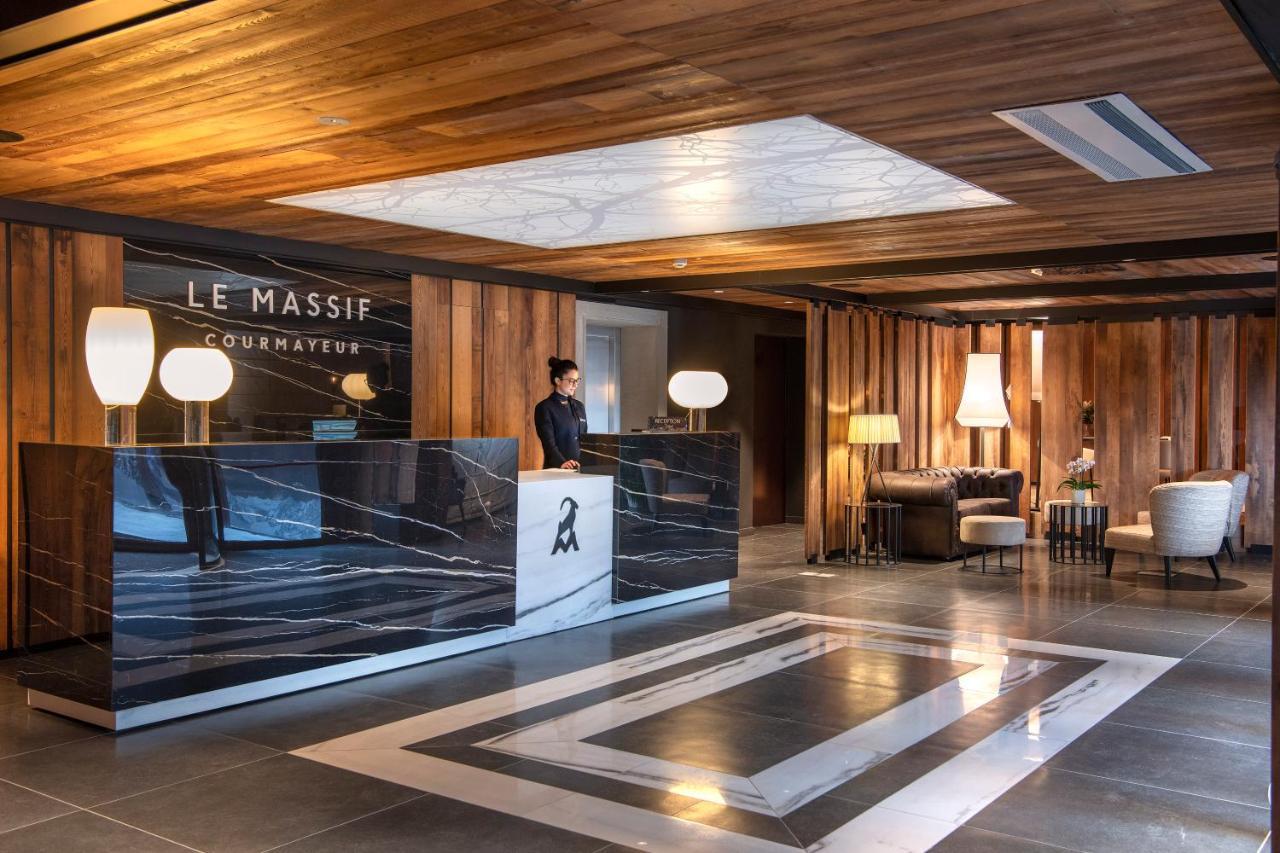 Le Massif Hotel & Lodge Courmayeur The Leading Hotels Of The World Esterno foto